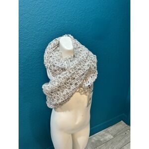 NWT‎ Cejon Gray/Pink Infinity Wrap Scarf